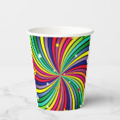 Rainbow Spiral Pappbecher (Rückseite)