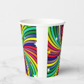 Rainbow Spiral Pappbecher (Rechts)