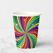 Rainbow Spiral Pappbecher (Vorderseite)