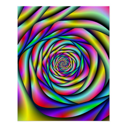 Rainbow Spiral Poster (Vorderseite)