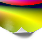 Rainbow Spiral Poster (Ecke)