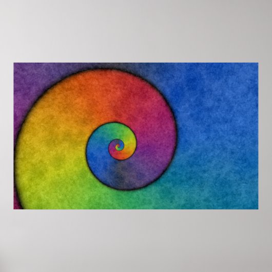Rainbow Spiral Poster (Vorne)