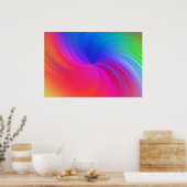 Rainbow Spiral Poster (Küche)