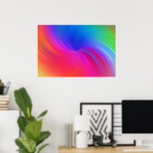 Rainbow Spiral Poster (Heimbüro)