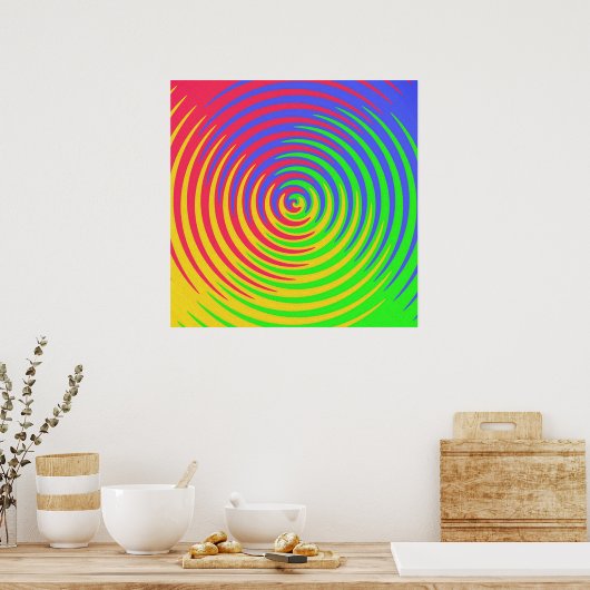 Rainbow Spiral Poster (Küche)