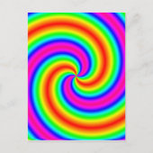 Rainbow Spiral Postkarte (Vorderseite)