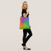 Rainbow Spiral Red Blue Yellow Green Tote Bag Tasche (Am Model)