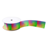 Rainbow Spiral Ribbon Satinband (Spule)