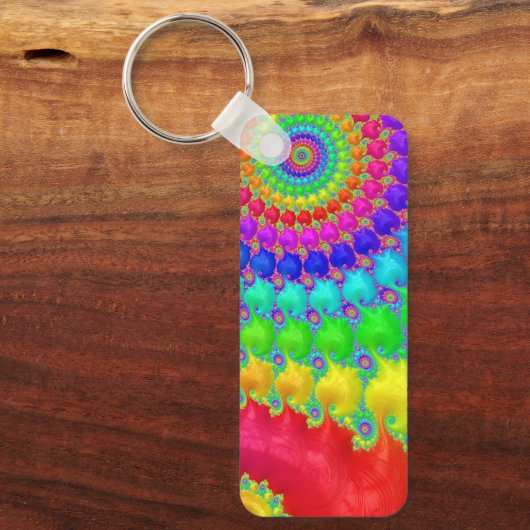 Rainbow Spiral - Schlüsselanhänger (Vorderseite)