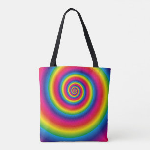 Rainbow Spiral Tasche