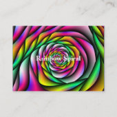 Rainbow Spiral Visitenkarte (Rückseite)