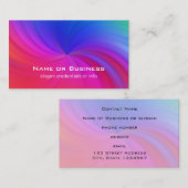 Rainbow Spiral Visitenkarte (Vorne/Hinten)