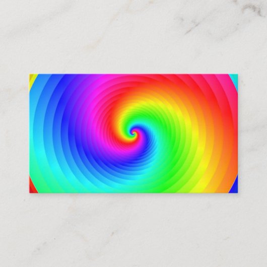 Rainbow Spiral  Visitenkarte (Vorderseite)
