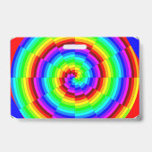 Rainbow Spiral von Kenneth Yoncich Ausweis (Rückseite)