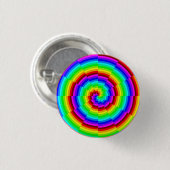 Rainbow Spiral von Kenneth Yoncich Button (Vorne & Hinten)