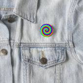 Rainbow Spiral von Kenneth Yoncich Button (Beispiel)