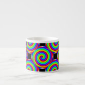 Rainbow Spiral von Kenneth Yoncich Espressotasse (Vorderseite)