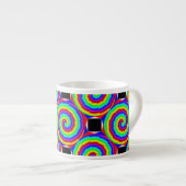 Rainbow Spiral von Kenneth Yoncich Espressotasse (Vorderseite Rechts)