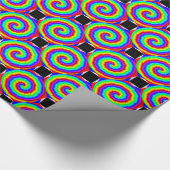 Rainbow Spiral von Kenneth Yoncich Geschenkpapier (Ecke)