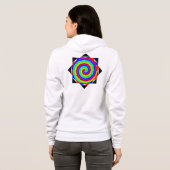 Rainbow Spiral von Kenneth Yoncich Hoodie (Schwarz voll)
