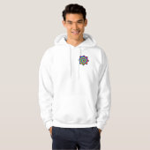 Rainbow Spiral von Kenneth Yoncich Hoodie (Vorne ganz)