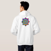 Rainbow Spiral von Kenneth Yoncich Hoodie (Schwarz voll)