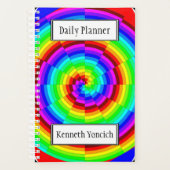 Rainbow Spiral von Kenneth Yoncich Planer (Vorderseite)