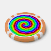 Rainbow Spiral von Kenneth Yoncich Pokerchips (Einzeln)