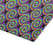 Rainbow Spiral von Kenneth Yoncich Schneidebrett (Ecke)