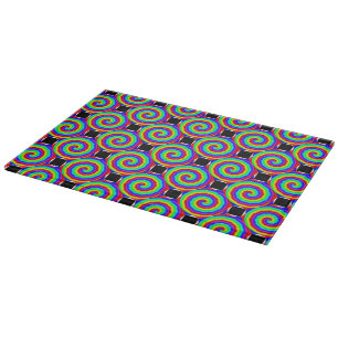 Rainbow Spiral von Kenneth Yoncich Schneidebrett