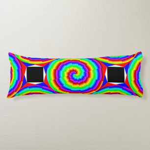 Rainbow Spiral von Kenneth Yoncich Seitenschläferkissen