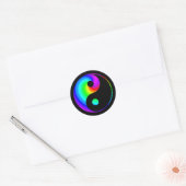 Rainbow Spiral Yin Yang Sticker (Umschlag)
