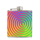 Rainbow Spiralflasche Flachmann (Vorderseite)