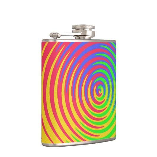 Rainbow Spiralflasche Flachmann (Rechts)