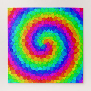 Rainbow-Spiralmosaik Puzzle