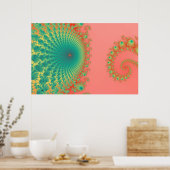 Rainbow Spirole Poster (Küche)