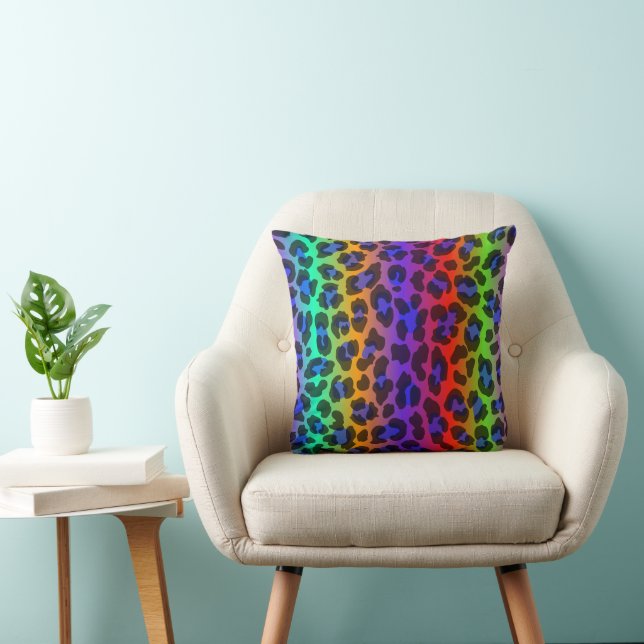 Rainbow Splash 16x16 Kissen (Stuhl )