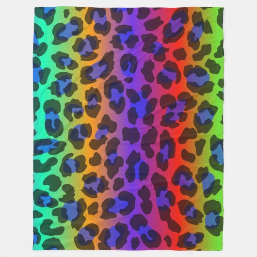 Rainbow Splash 60x80 Fleece Blanket (Vorderseite)