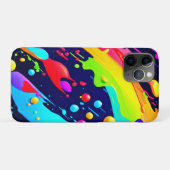 Rainbow Splash Art Case-Mate iPhone Hülle (Rückseite (Horizontal))
