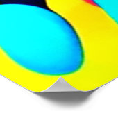 Rainbow Splash Art Poster (Ecke)