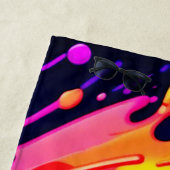 Rainbow Splash Art Strandtuch (Beispiel)