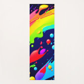 Rainbow Splash Art Yogamatte (Vorderseite)