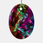 Rainbow Splash Keramik Ornament (Vorne)