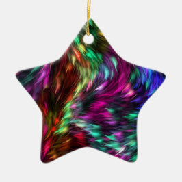 Rainbow Splash Keramik Ornament