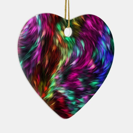 Rainbow Splash Keramik Ornament (Rechts)