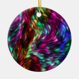 Rainbow Splash Keramik Ornament