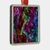 Rainbow Splash Metal Ornament (Rechts)