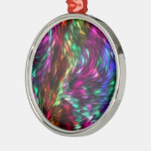 Rainbow Splash Ornament Aus Metall (Links)