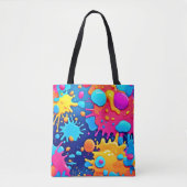 Rainbow Splash Paint Art Tasche (Vorderseite)