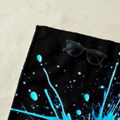 Rainbow Splash Powder Art Strandtuch (Beispiel)